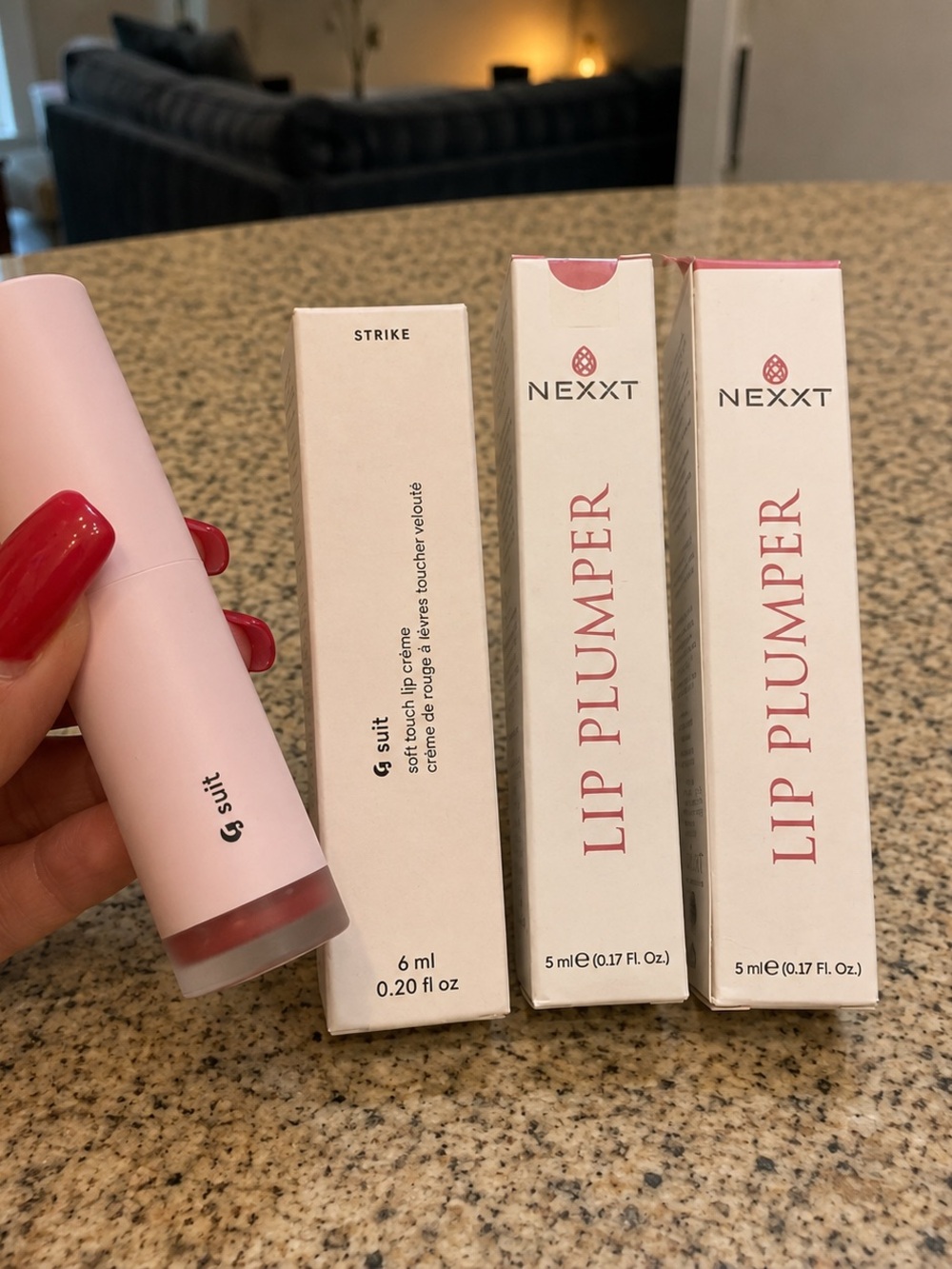 Glossier G Suit + NEXXT Lip Plumper Bundle of 3 | Brand New